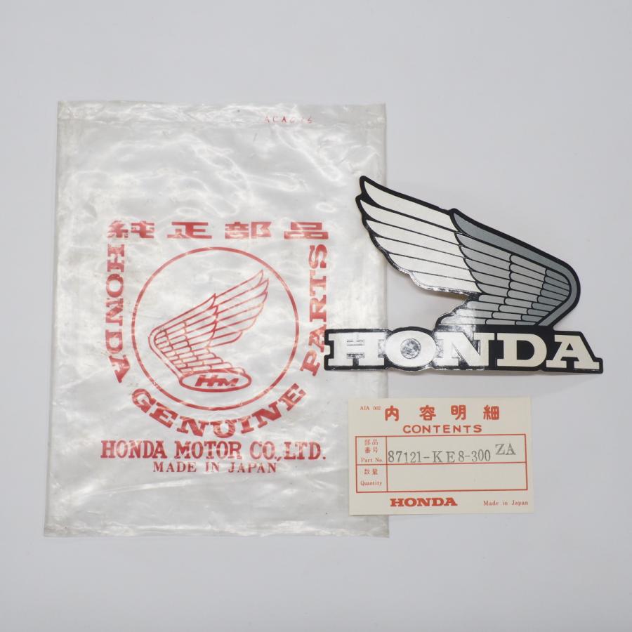 現品限り ホンダ純正 旧ロゴ ウイングマークステッカー オールドウイング (右のみ)シルバー 87121-KE8-300ZA :dede0025:マニアックコレクション - 通販 - Yahoo!ショッピング 現品限り ホンダ純正 旧ロゴ ウイングマークステッカー オールドウイング (右のみ)シルバー 87121-KE8-300ZA :dede0025:マニアックコレクション - 通販 - Yahoo!ショッピング