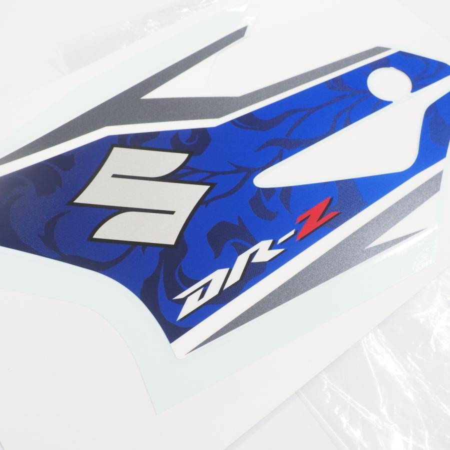 現品のみ スズキ純正 DR-Z ラジエーターカバー デカール 左 68675
