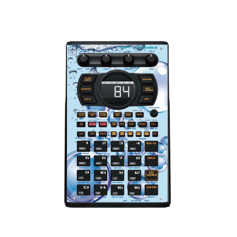 ローランド SP-404MK2 カスタムスキン ブルーバブル サンプラー スキン
