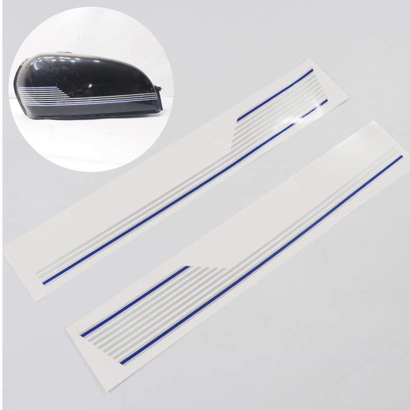 エイプ Ape50 Ape100 タンク デカール 青銀ライン ホンダ タヌキ ステッカー シルバー かっこいい シンプル カスタム Deha 1 マニアックコレクション 通販 Yahoo ショッピング