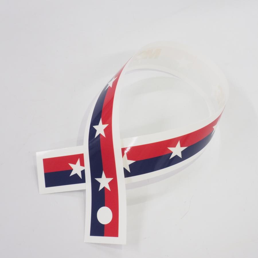 ヘルメット ラインステッカー 1本 アメリカライン 透明シート アクセント かわいい 星条旗 Usa 赤青 アメリカン 初心者向け Dehel マニアックコレクション 通販 Yahoo ショッピング