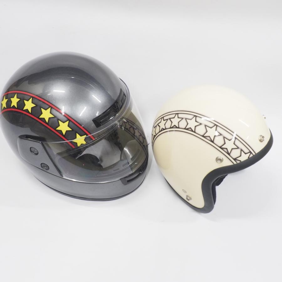 透明 ヘルメットのイメチェンに 星ラインステッカー 星多め カラーなし 左右 アメリカン スリムライン 半ヘル 半キャップ ジェッペル Dehelcrst2 2 マニアックコレクション 通販 Yahoo ショッピング