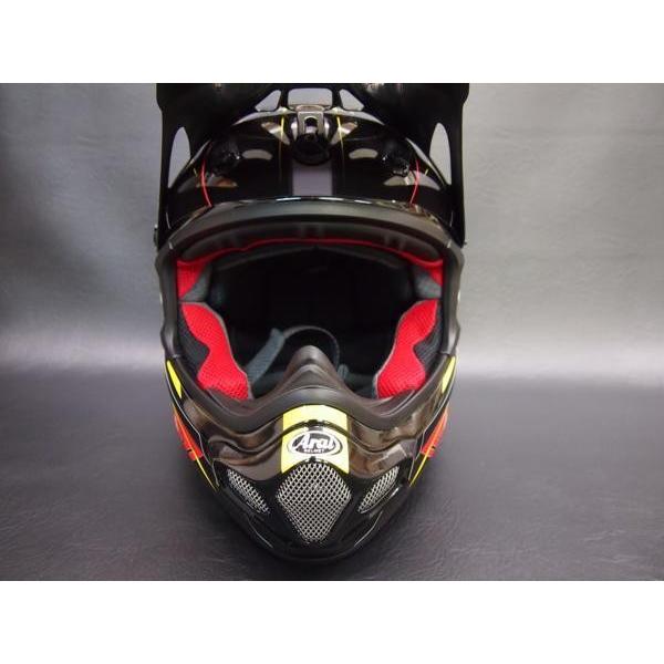 ARAIヘルメットV-CROSS4用 デカール TYPE-SuperPhantom黒 保護にも