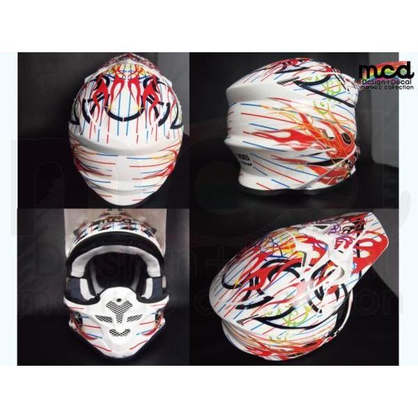 ステッカー Shoeiヘルメットvfx W用 デカール Typeファイヤー01白地 Dehelvfxwfireshiro マニアックコレクション 通販 Yahoo ショッピング