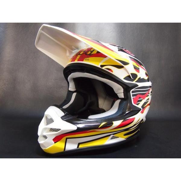 ステッカー）SHOEIヘルメットVFX-W用 デカール TYPE-SZK 黒赤黄 保護に