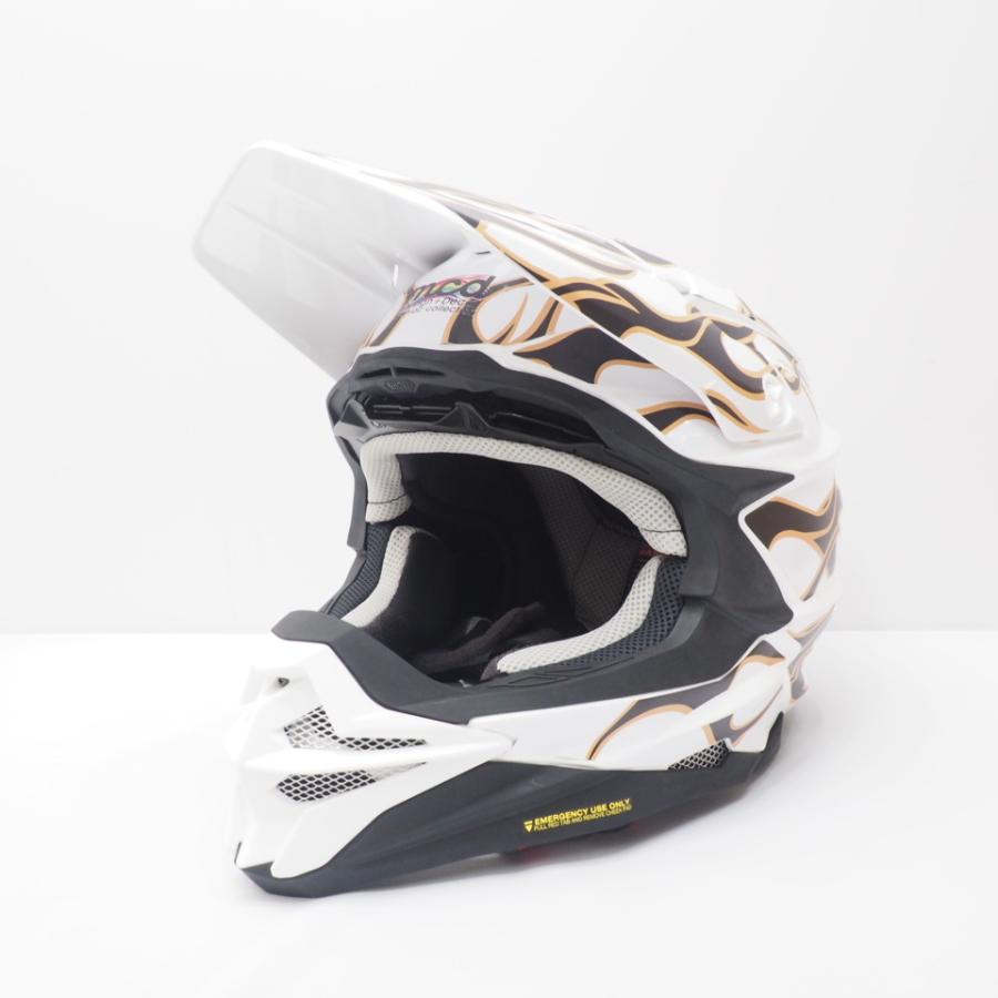 SHOEI VFX-WR Mサイズ用 ヘルメット デカール ファイヤ