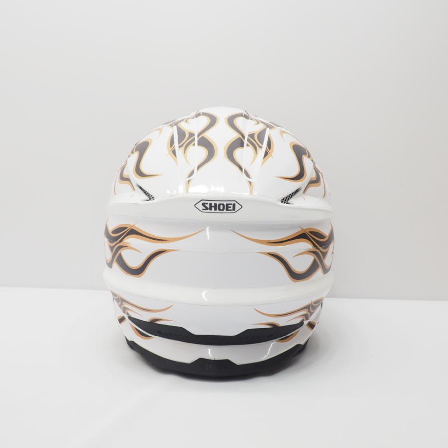 SHOEI VFX-WR Mサイズ用 ヘルメット デカール ファイヤ― フレイム 白