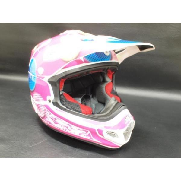 Arai Vcross4 ヘルメット デカールセット ステッカー ドットピンク