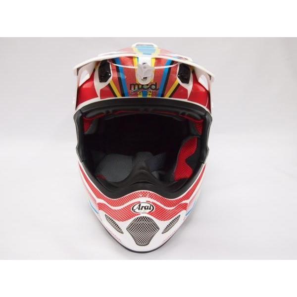 Arai Vcross4 ヘルメット デカールセット ステッカー メカレッド 保護