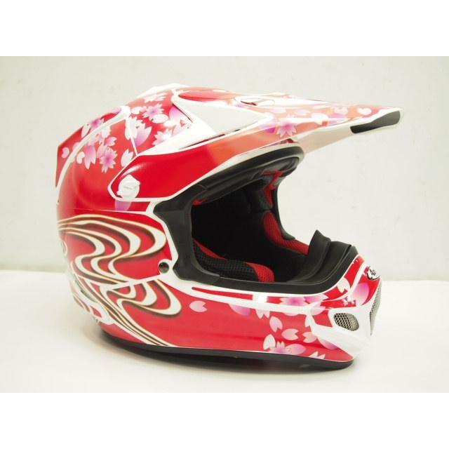 Arai Vcross4 ヘルメット デカールセット ステッカー 和柄 桜吹雪 白