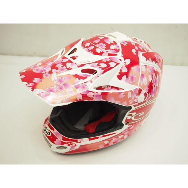 Arai Vcross4 ヘルメット デカールセット ステッカー 和柄 桜吹雪 黒