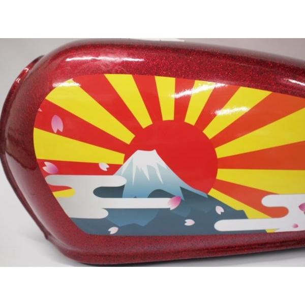 エイプ50/100 タンクデカール 元気な和柄タイプ 黄 ape50/100 |  | 02