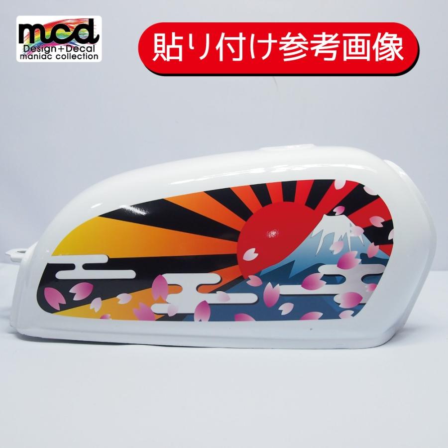 エイプ50/100 タンクデカール 元気な和柄タイプ 黒 ape50/100 |  | 01