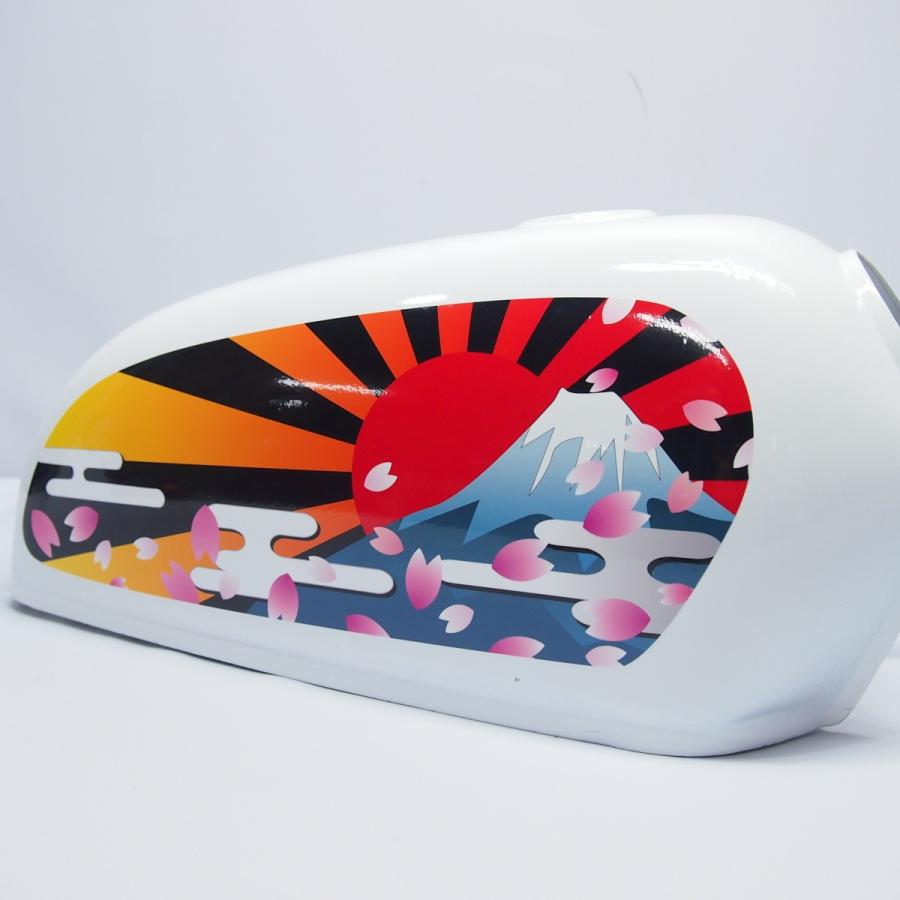 エイプ50/100 タンクデカール 元気な和柄タイプ 黒 ape50/100 |  | 02