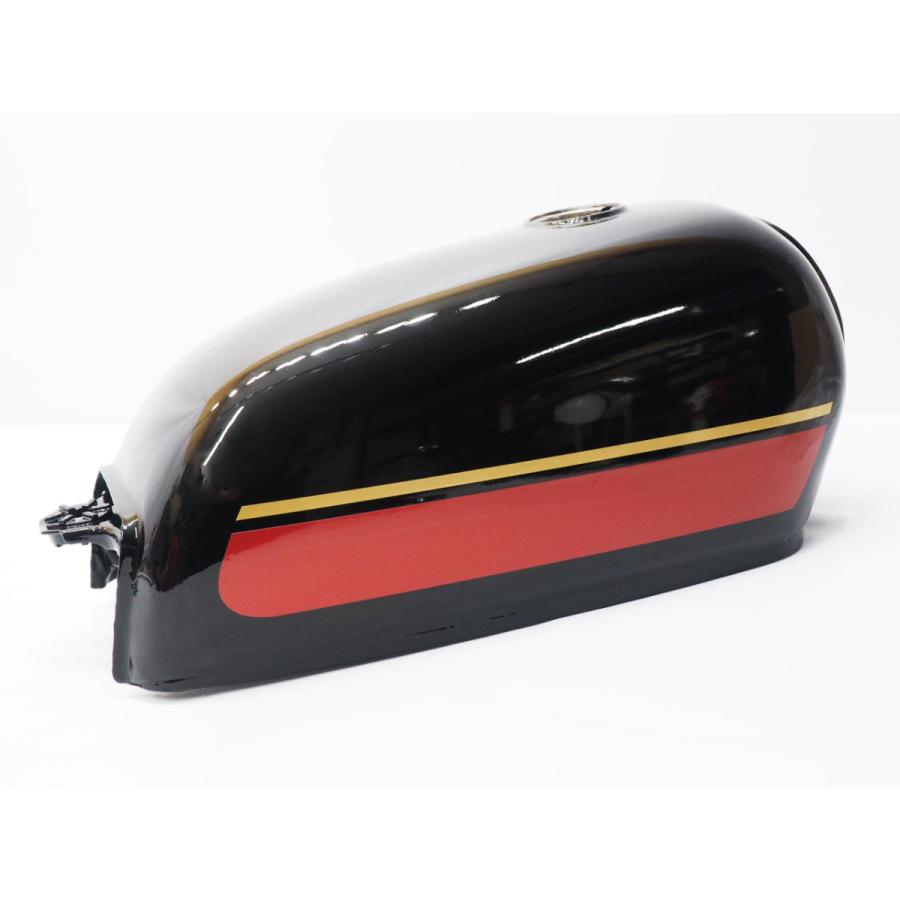 エイプ ape 50/100 タンク デカール 黒 ゴールド ライン カスタム