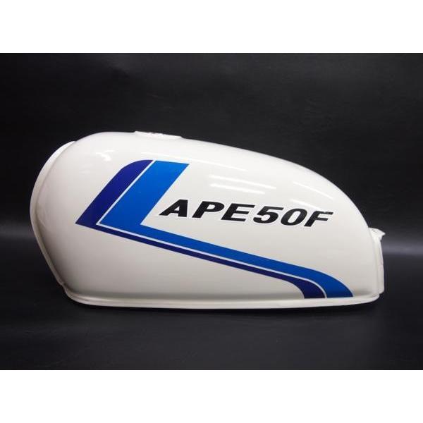 ホンダエイプ APE50 APE100 流線型ライン デカールセット 赤 タンク
