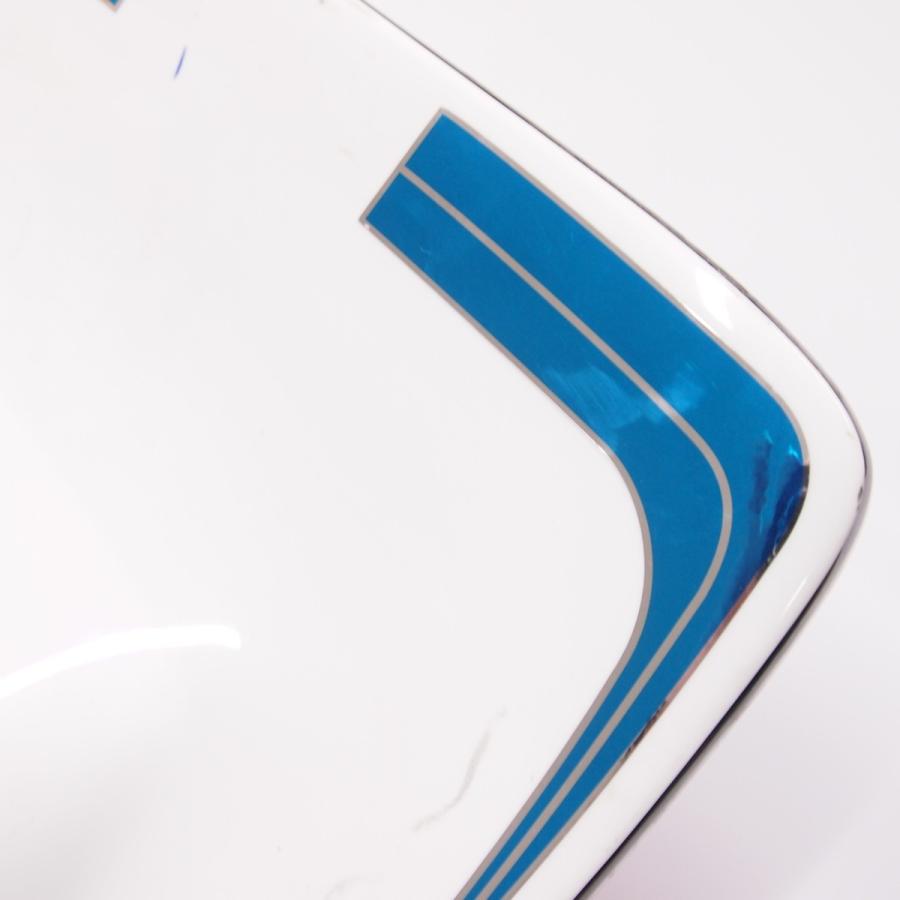 レトロスタイルカウル ミラー付き ステッカー 羽根テール 社外シートカウル ミラー ステッカー 青系 XJ400 Z400FX