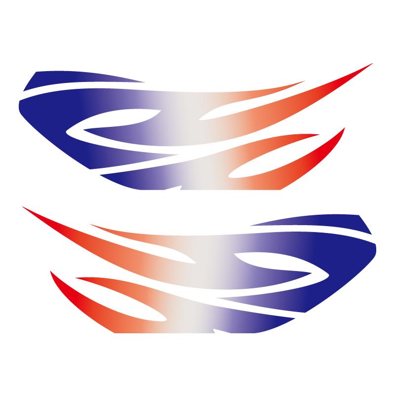 ホンダ FTR223 バイク タンク 青/白/赤　トリコロール ホンダ ftr223 ホンダ FTR223 バイク タンク 青/白/赤 トリコロール