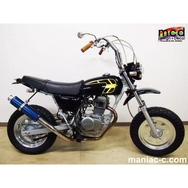 エイプ50 100用 タンク デカール ステッカー Model Yxd12 赤黒 Dehonape2ya15xj4d12 マニアックコレクション 通販 Yahoo ショッピング