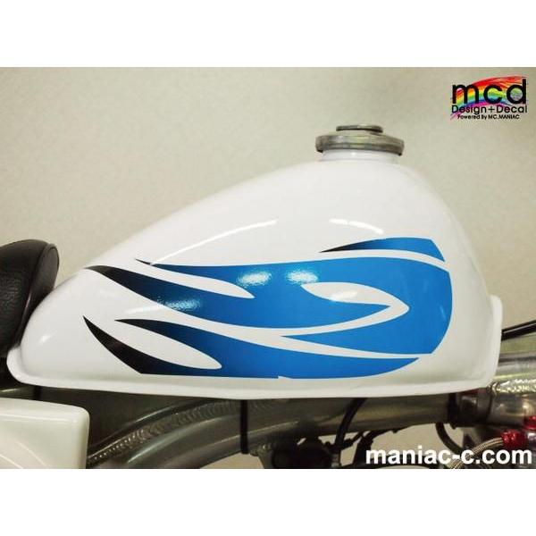 モンキータンク　カッコいいファイヤーカラー ホンダ モンキー プロが造るカスタム 原付＆ミニバイクならバイクブロス
