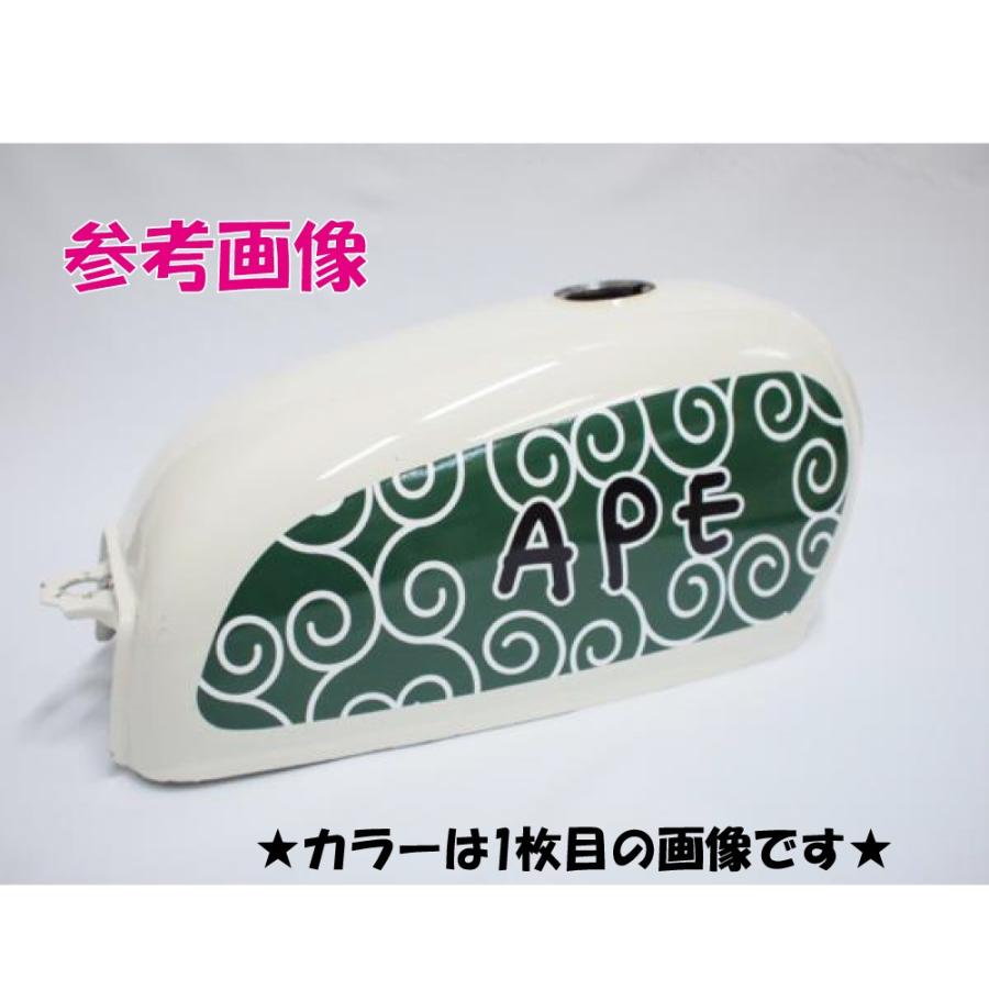 ホンダ エイプ50/100タンクデカール 唐草模様 赤ape50/100