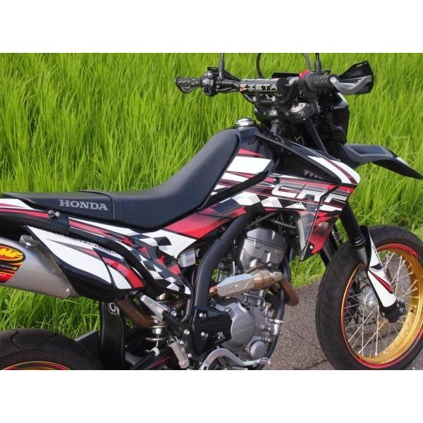CRF250M デカール 1台分 type8T01 黒白 JBK-MD38 : マニアック