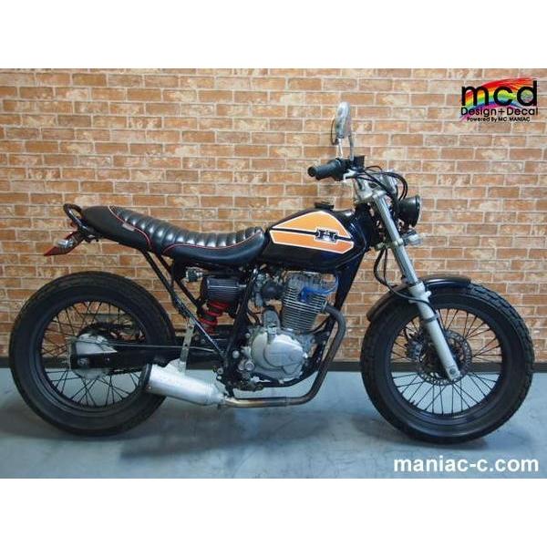 FTR223タンク デカール ステッカー MCDタイプK3 オレンジ : マニアック