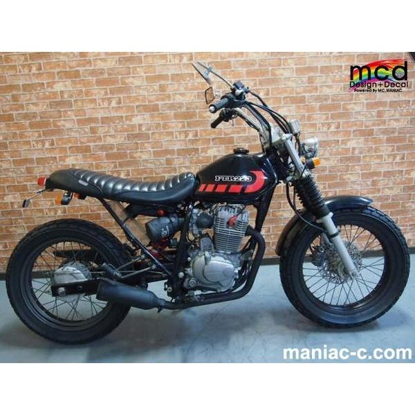 FTR223タンク デカール ステッカー MCDtypeY1 赤 : マニアック