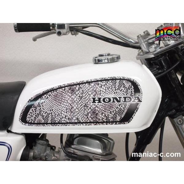 エイプ50/100 タンク デカール ステッカー MCDタイプSUNAKE 蛇柄 へび