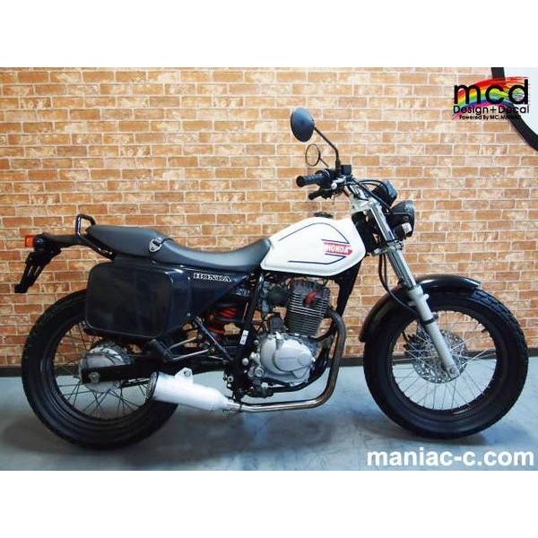 FTR223 タンク デカール ステッカー MCDtypeY2 ライン 橙白