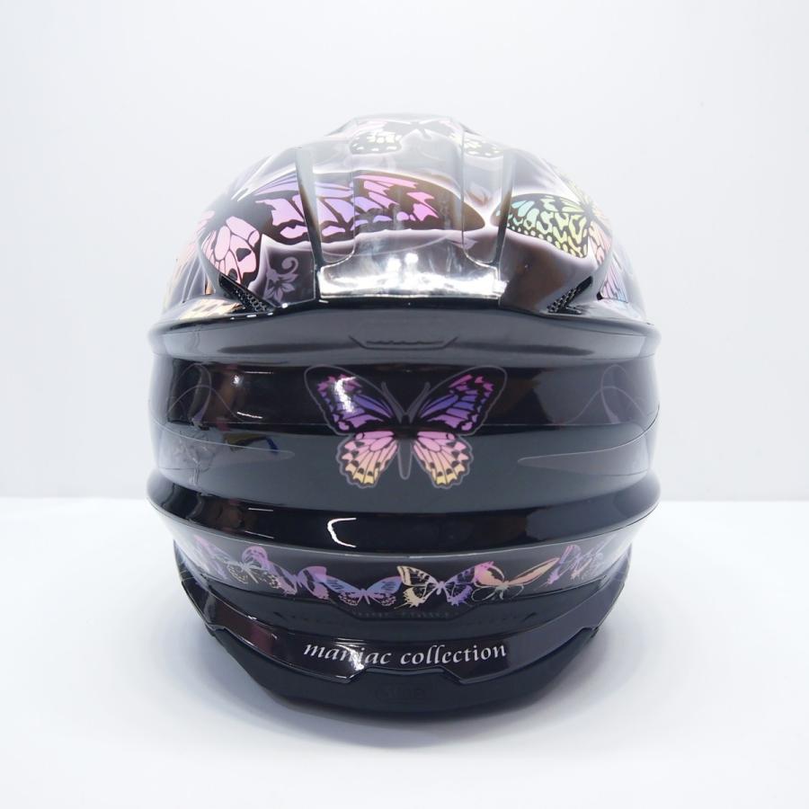 SHOEI VFX-WR Lサイズ用デカール ステッカー バタフライ 黒グレー/オフ