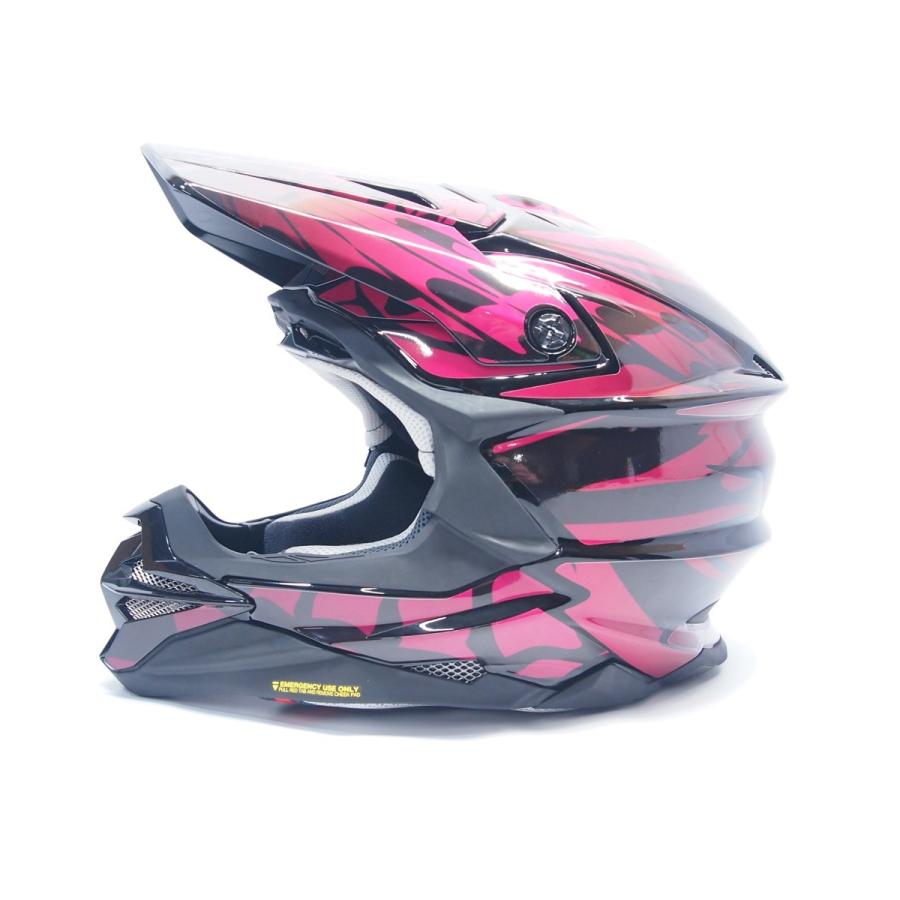 SHOEI VFX-WR Lサイズ用デカール ステッカー バタフライ/ピンク系
