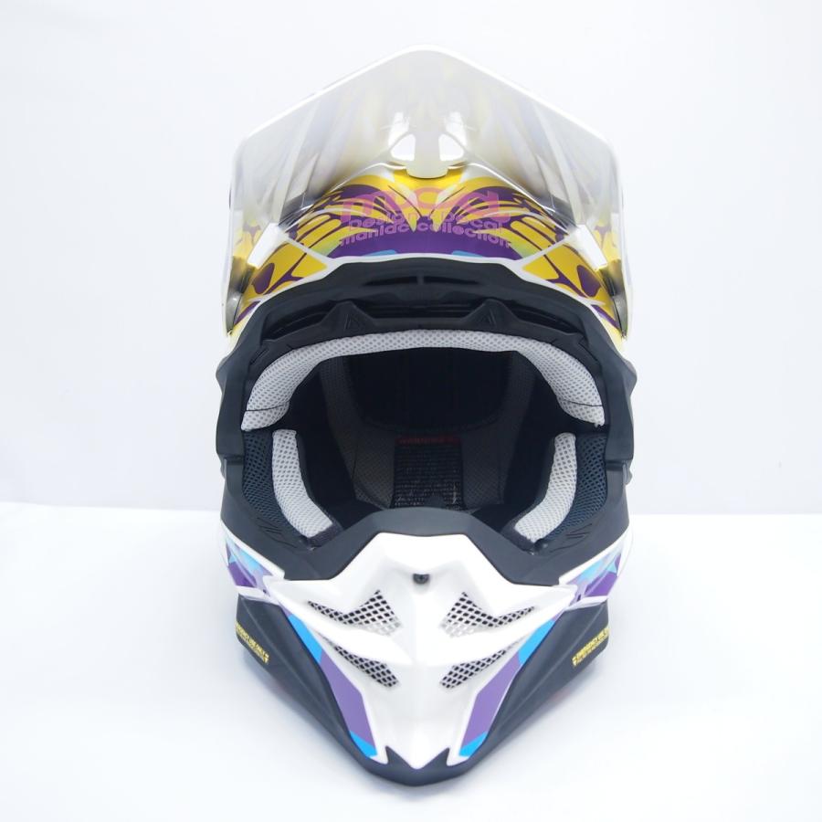 SHOEI VFX-WR Mサイズ用デカール ステッカー バタフライ/青黄系