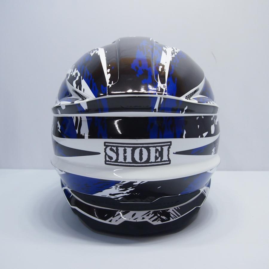 SHOEI VFX-WR Mサイズ用 ヘルメット デカール グランジ/青 オフロード