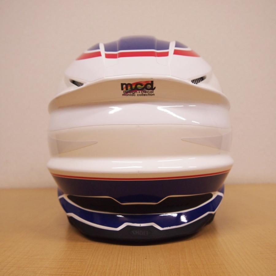 SHOEI VFX-WR Mサイズ用デカール レトロライン/黒黄 : マニアック