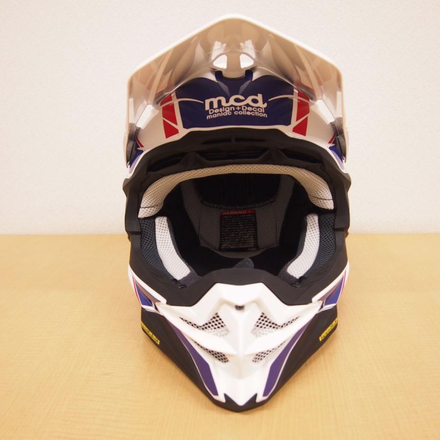 SHOEI VFX-WR Mサイズ用デカール レトロライン/青ピンク : マニアック