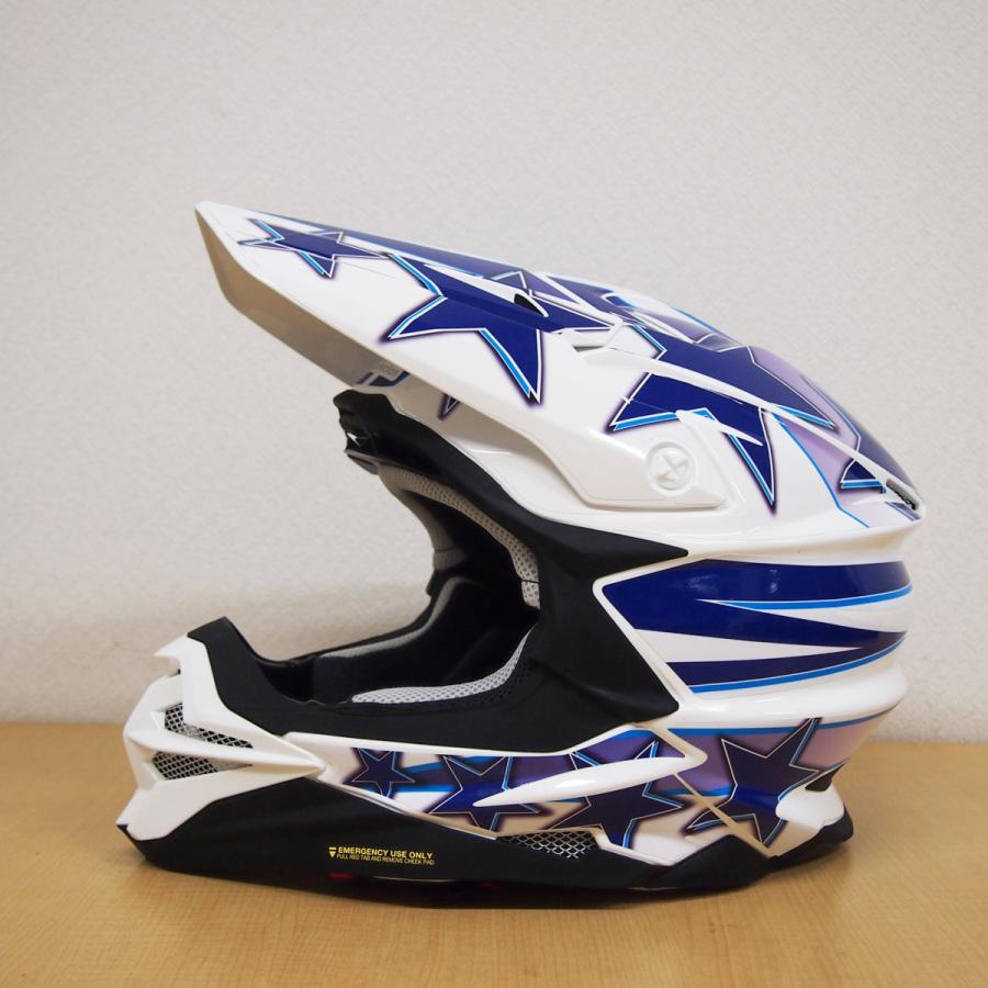 SHOEI VFX-WR Mサイズ デカールセット 流星 赤黄 ヘルメット