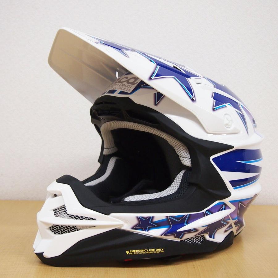 SHOEI VFX-WR Mサイズ用 名入れ対応 ヘルメット デカール 『流星 