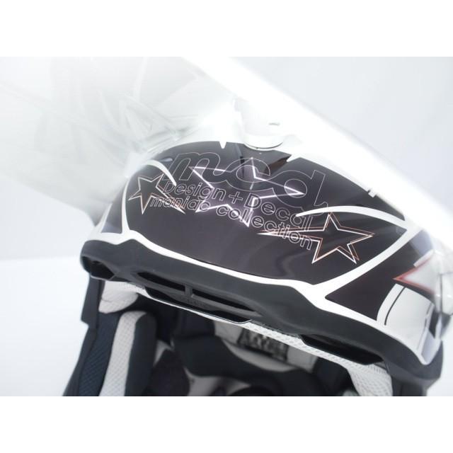 SHOEI VFX-WR Sサイズ用デカール スター/黒 : マニアックコレクション