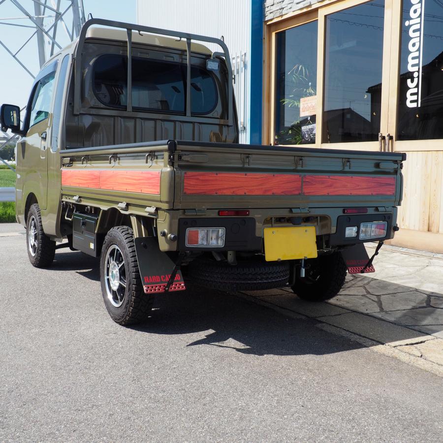 マットラミ) ハイゼットジャンボ 荷台 木目 カスタマイズ デカール