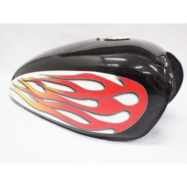 250tr タンクデカール 緑 ステッカー タンクカスタム ファイヤーパターン 炎 カワサキ バイク かっこいい Deka250of5 マニアックコレクション 通販 Yahoo ショッピング