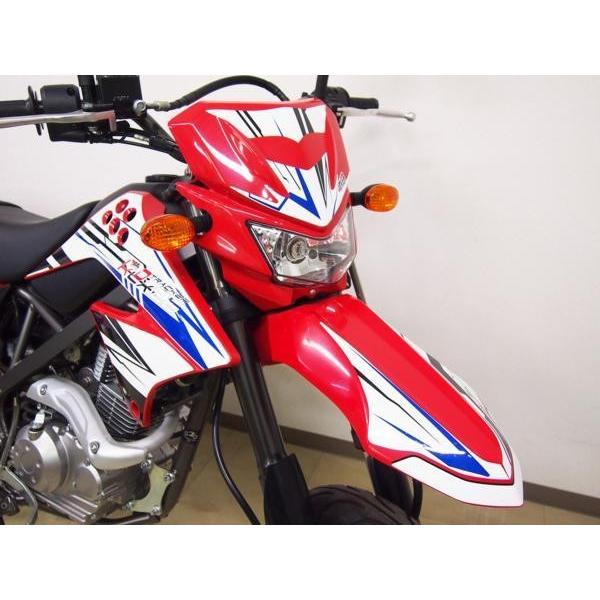 Dトラッカー125デカールキット ステッカー KLX125 EVライン白