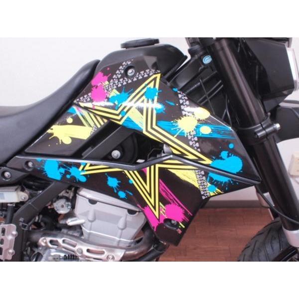 DトラッカーX 250用8−16年式 デカール 1台分 type80s-2 青