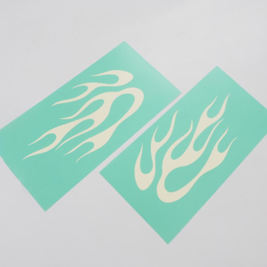 塗装用 マスキング ファイヤーフレア ファイヤーパターン 柄抜きタイプ