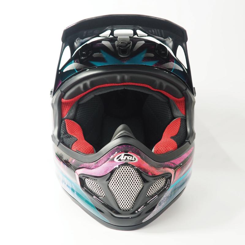 ARAI V-CROSS４デカールキット エキゾチックピンク デカール フルセット オフロード モトクロス Mサイズ Lサイズ ドレスアップ｜mcmanaic｜06