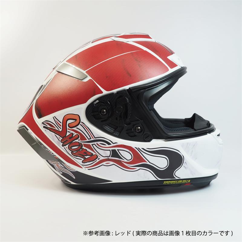 SHOEI X-Fourteen Mサイズ専用 ファイヤーブルー ヘルメット デカール