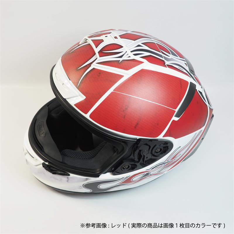 SHOEI X-Fourteen Mサイズ専用 ファイヤーブルー ヘルメット デカール