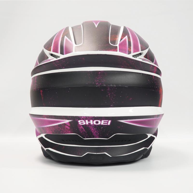 VFX-WR用 ヘルメットデカール Mサイズ サイケデリック ピンク オフ