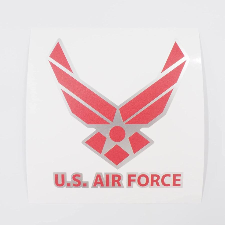 アメリカ空軍 ステッカー 10cm U S Air Force アメリカン かっこいい アルミカラー 軍隊 空軍マーク 赤 Depm 3 U マニアックコレクション 通販 Yahoo ショッピング