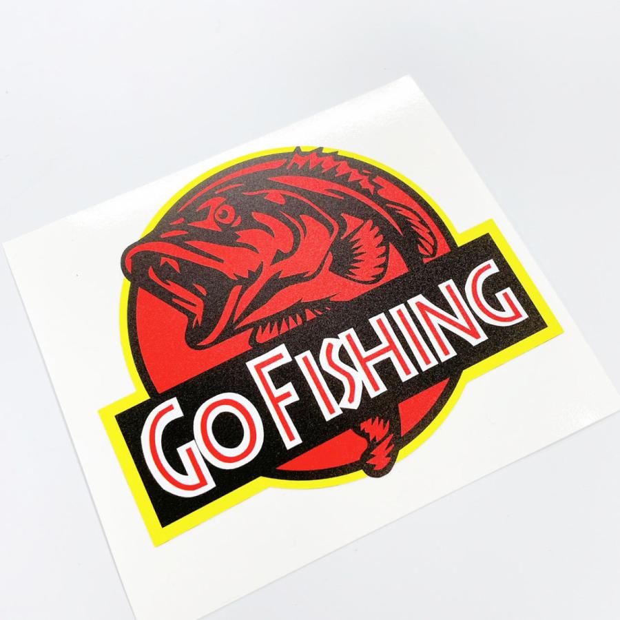 釣り ステッカー Go Fishing 7cm 車 おもしろ パロディ釣り好きステッカー バス釣り 自己主張 カーステッカー Dept マニアックコレクション 通販 Yahoo ショッピング